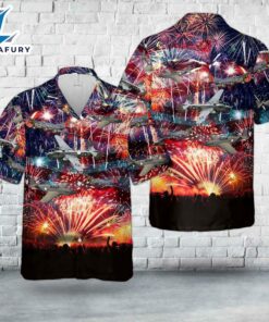 USA Aircraft Of World War II, 4th Of July Hawaiian Shirt