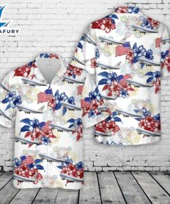 USAF Nightwatch Doomsday Boeing E-4B, 4th Of July Hawaiian Shirt