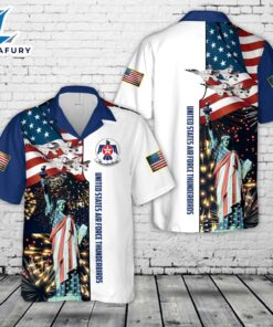 USAF Thunderbirds, 4th Of July Hawaiian Shirt