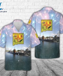 USS Santa Fe (SSN-763) Attack Submarine, 4th Of July Hawaiian Shirt