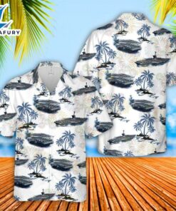 USS Theodore Roosevelt (CVN-71) 4th Of July Hawaiian Shirt