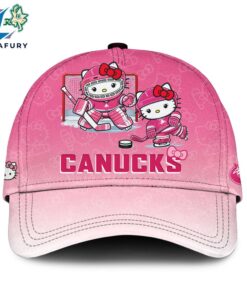 VAN Canucks Special Hello Kitty Limited Edition Cap