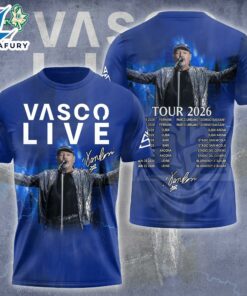 Vasco Rossi Tour 2026 Shirts