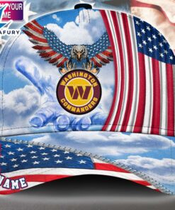 Washington Football Team Cap Pride US 4th Of July Cap Veterans Cap Custom Name