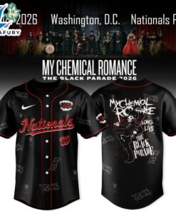 Washington Nationals x My Chemical Romance The Black Parade 2026 Jersey Collection