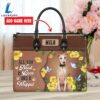 Whippet Dog All You Need Is Love And A Leather Handbag