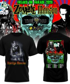 Zombie x Manson Freaks On Parade 2026 Tour T-Shirt