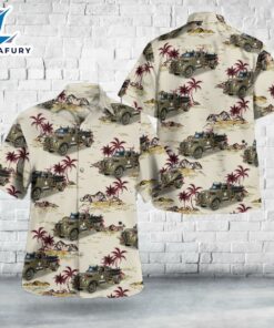 1942 GMC Army Fire Truck Hawaiian Shirt
