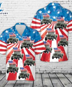 1944 Willys MB Jeep MRP, 4th Of July Hawaiian Shirt