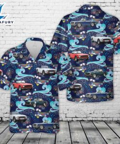 1974 Triumph TR6, 4th Of July Hawaiian Shirt