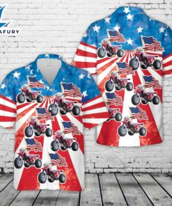 1985 Honda ATC 350X, 4th Of July Hawaiian Shirt