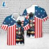 4th July Happy Independence Day US Flag Firefighter Flag Hawaiian Shirt