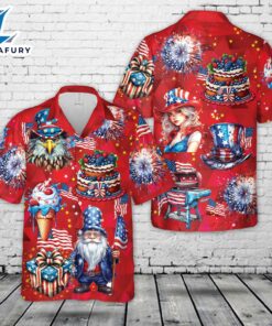 4th of July Hawaiian Shirt