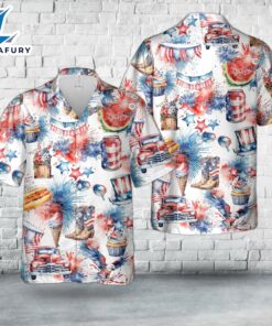 4th Of July Independence USA America Day Hawaiian Shirt