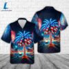 4th Of July Palm Tree Hawaiian Shirt