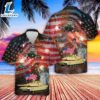 Abrams Battle Tank And Apache 4th Of July Hawaiian Shirt