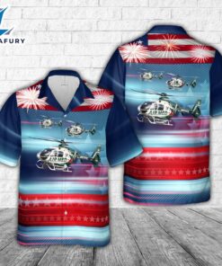 Acadian Ambulance Service Eurocopter EC-135T-1, 4th Of July Hawaiian Shirt