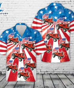 Allis Chalmers D21 Tractor, 4th Of July Hawaiian Shirt