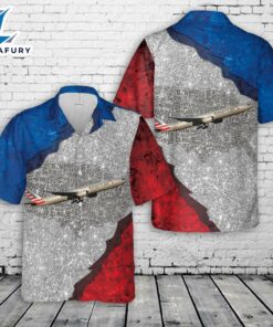 American Airlines Boeing 777-300ER, 4th Of July Hawaiian Shirt