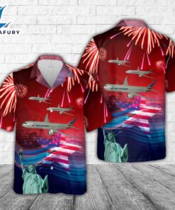 American Airlines Boeing 787-900, 4th Of July Hawaiian Shirt