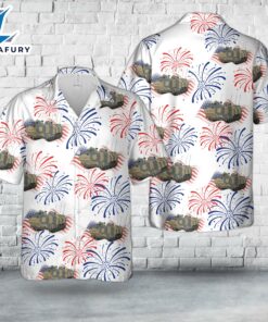 Assault Amphibious Vehicle (AAV) AAVP7A1, 4th Of July Hawaiian Shirt