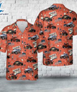 Baja Bug, 4th Of July Hawaiian Shirt