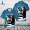 Bald Eagle American Flag Statue of Liberty 4th Of July Hawaiian Shirt