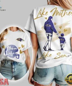 Baltimore Ravens Premium NFL Like Mother Like Son 3D Shirt