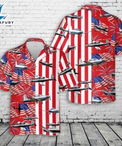 Beechcraft T-6 Texan II, 4th Of July Hawaiian Shirt