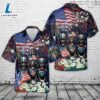 Black Labrador Retriever Dog 4th of July Hawaiian Shirt