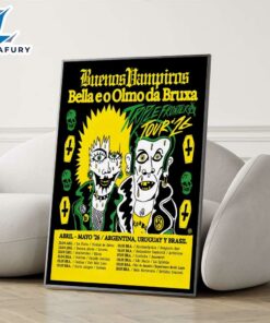 Buenos Vampiros April-May 2026 Tour Argentina, Uruguay And Brasil Poster