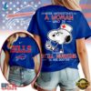 Buffalo Bills NFL Snoopy Never Underestimate A Nurse Unisex T Shirt