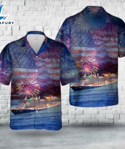 Carnival Cruise Line's Mardi Gras, 4th Of July Hawaiian Shirt