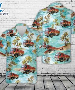 CFA Fire Truck Fleet Hawaiian Shirt