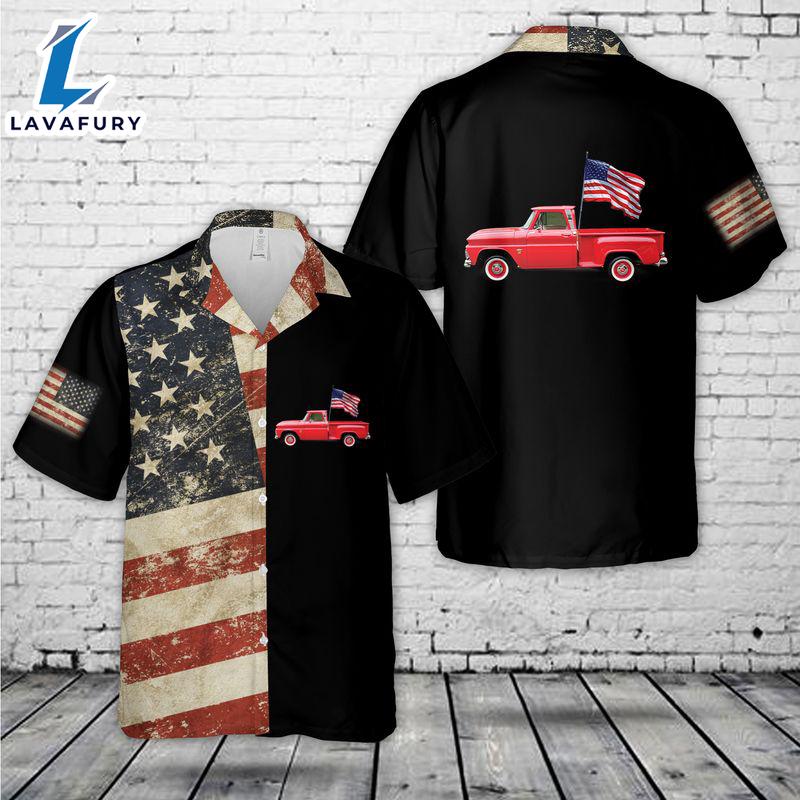 Chevy 1964 C10, 4th Of July Hawaiian Shirt 4TH Of July Chevy 1964 C10, 4th Of July Hawaiian Shirt 4TH Of July