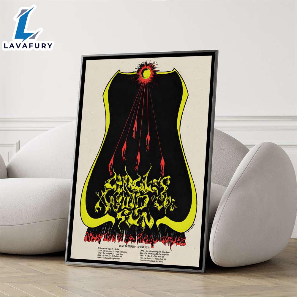 Circles Around The Sun Western Roundup Tour 2026 Spring Poster Decor Home Circles Around The Sun Western Roundup Tour 2026 Spring Poster Decor Home