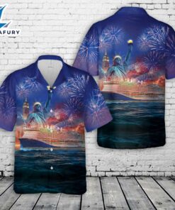 Cruise Ship Mardi Gras, 4th Of July Hawaiian Shirt