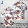 Custom Name US Army Beechcraft C-12 Huron Aircraft, 4th Of July Hawaiian Shirt