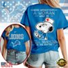 Detroit Lions NFL Snoopy Never Underestimate A Nurse Unisex T Shirt