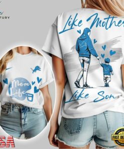 Detroit Lions Premium NFL Like Mother Like Son 3D Shirt