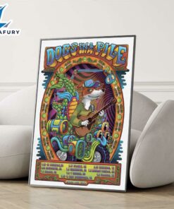 Dogs In A Pile Spring Tour 2026 Poster