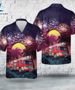 Douglasville, Georgia, Douglas County Fire Department, 4th Of July Hawaiian Shirt