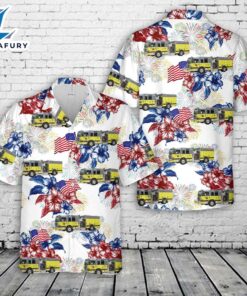 Eagle, Idaho, Eagle Fire Department, 4th Of July Hawaiian Shirt