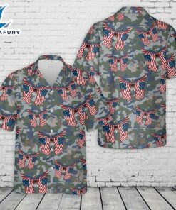 Eagle Veteran 4th July Hawaiian Shirt