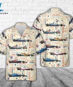 F1 Formula One Teams 2022, 4th Of July Hawaiian Shirt