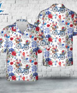 Festive 4th of July Hawaiian Shirt