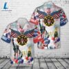 Fire Truck, 4th Of July Eagle Patriotic Hawaiian Shirt