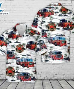 Fire Truck Hawaiian Shirt 1
