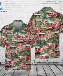 Fire Truck Hawaiian Shirt 2