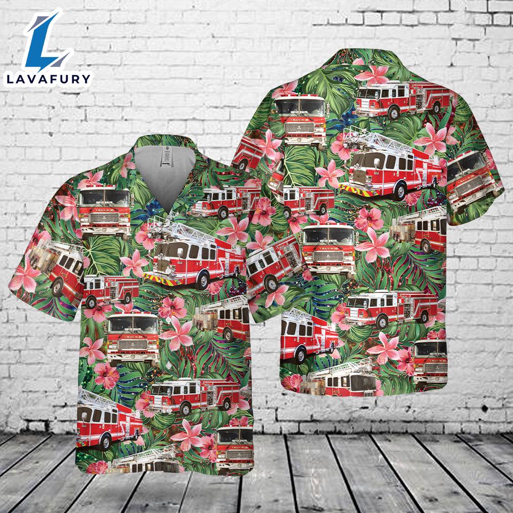 Fire Truck Hawaiian Shirt 2 Gift Summer Fire Truck Hawaiian Shirt 2 Gift Summer